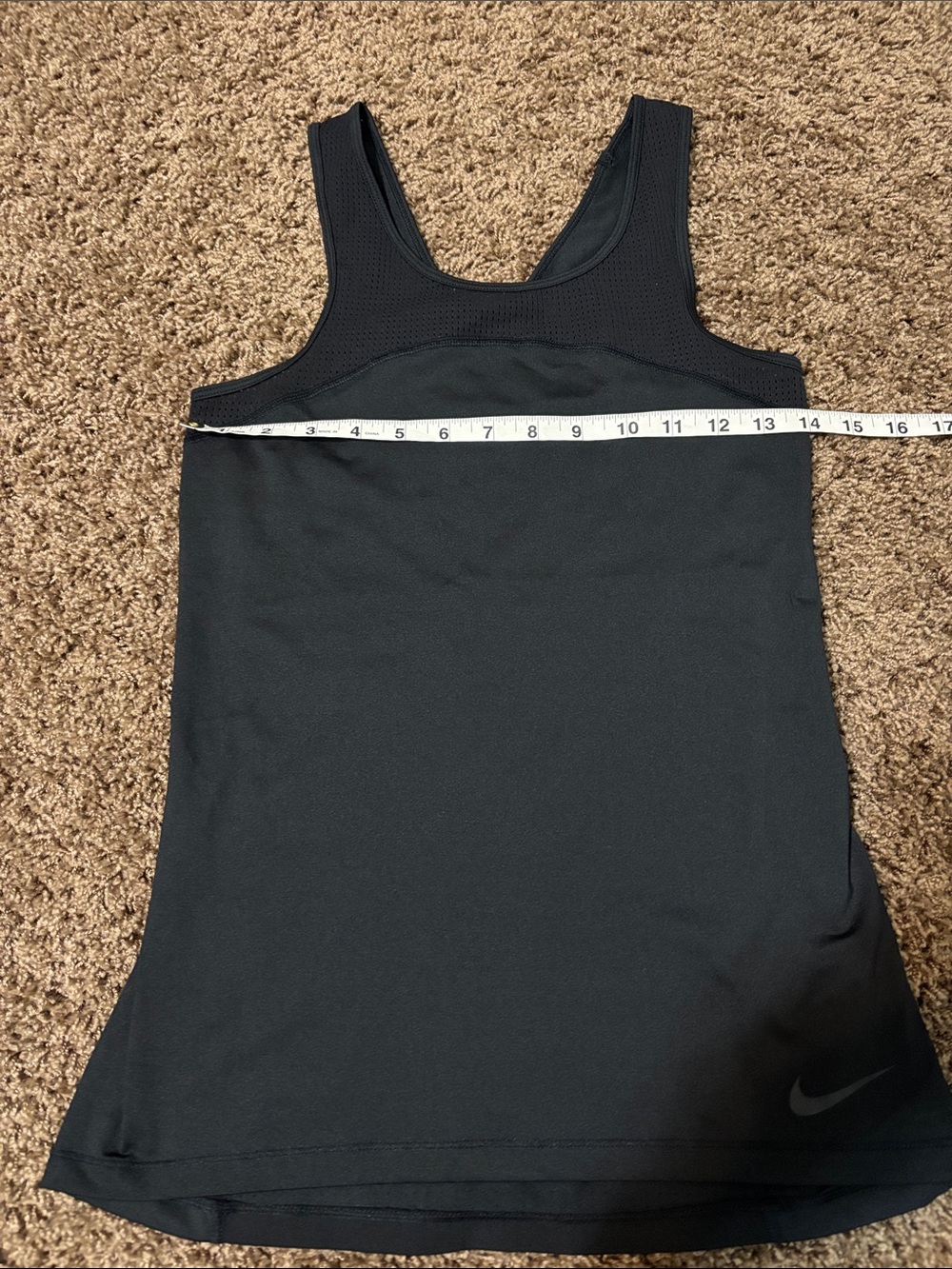 Nike Pro Hypercool Tank Size S Black Gym Running Sport Athletic Mesh - Picture 9 of 10